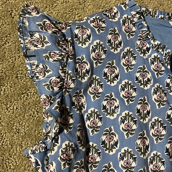 Crewcuts block print floral dress girls preppy 12 - Picture 7 of 10